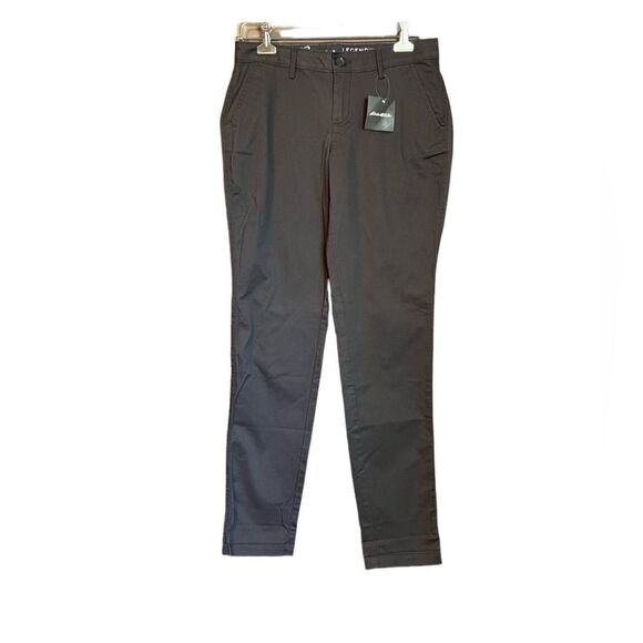 NWT! Eddie Bauer brown boyfriend fit pants - Picture 1 of 13